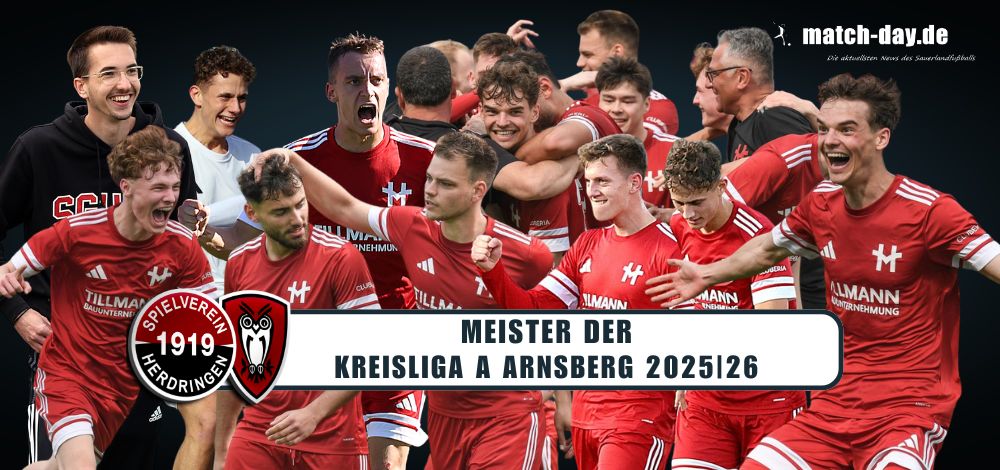 SG Herdringen/Müschede ist A-Liga-Meister und steigt in die Bezirksliga auf