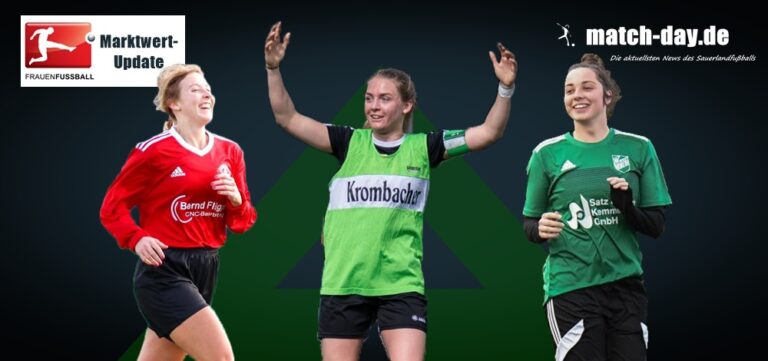 Marktwert-Update: Deutliches Plus für Sina Seipel, Jana Toboll und Amelie Liese